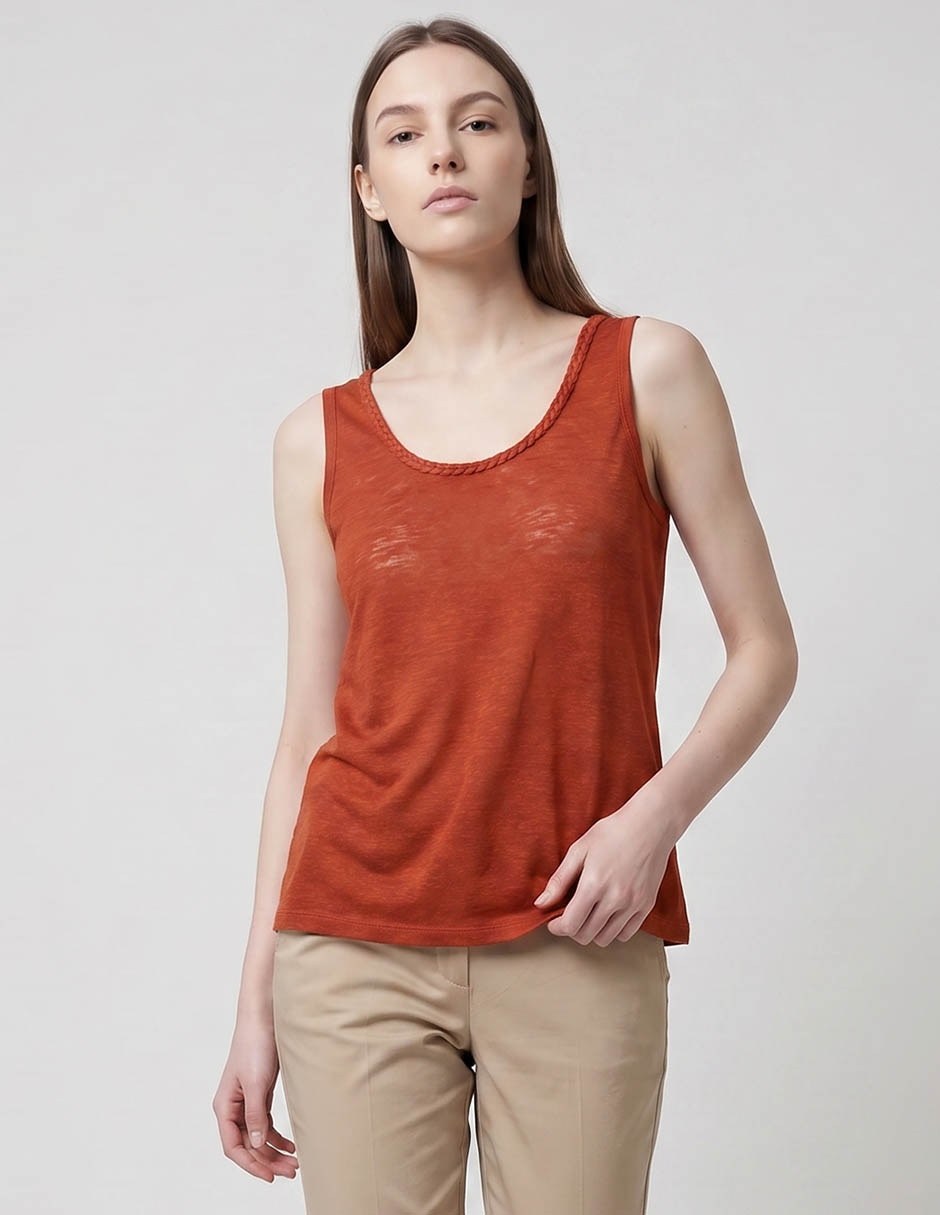 Playera cuello redondo para mujer 1