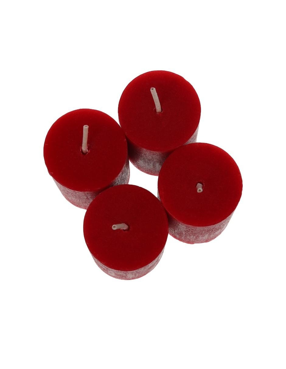 Vela set votiva Velfin 4 piezas aroma canela 2